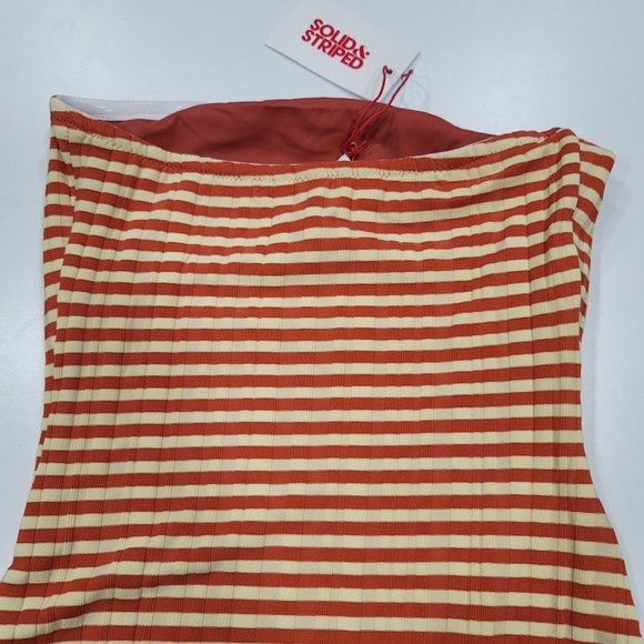Solid & Striped The Madeline Swimsuit in Bronze Rib Sz SM - Picture 10 of 14